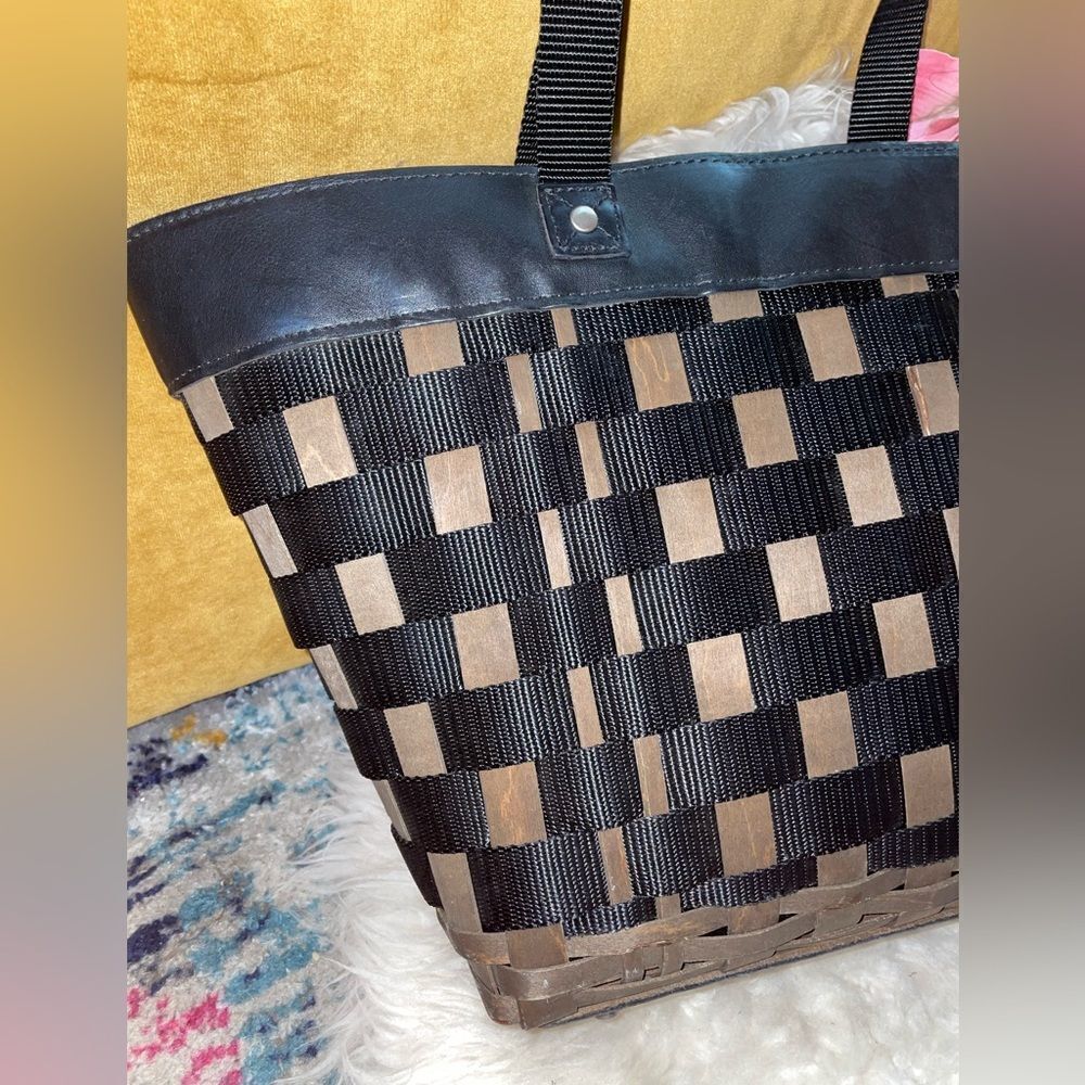 Longaberger To-Go basket handbag tote - Picture 2 of 9